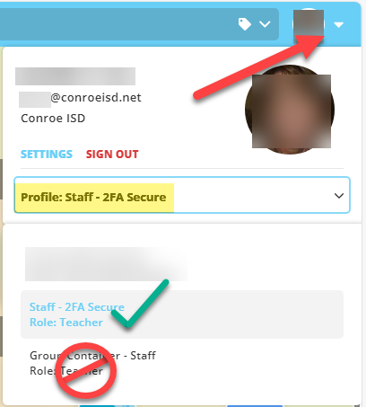 SSO Profile-Setting to Staff-2FA Secure